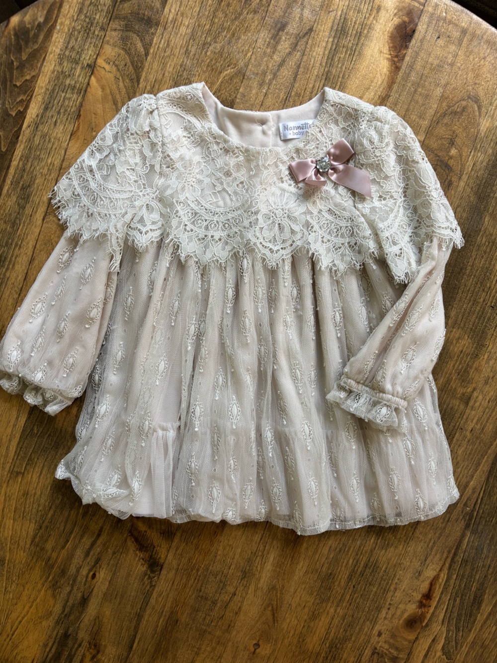 Baby Girl Nanette Lepore Lacey Dress